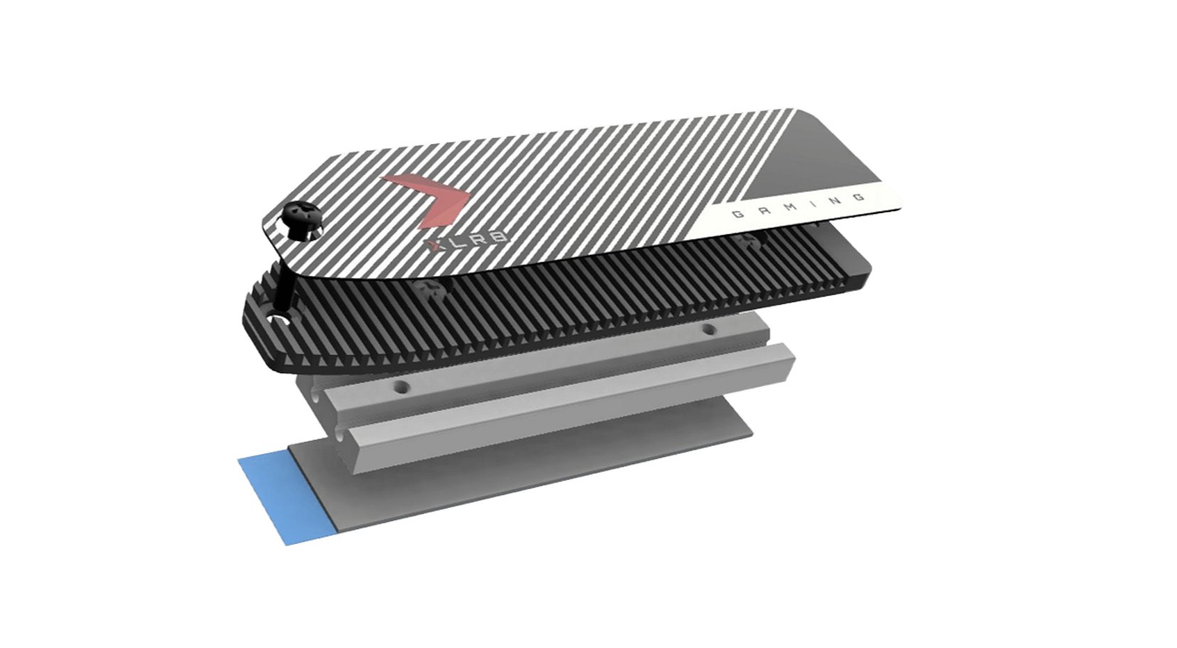 Dissipateur de SSD pour PS5 (solid state drive) - XLR8 PS5 SSD Heatsink -  PNY - M22110PSVHS-XR-RB - Cdiscount Informatique