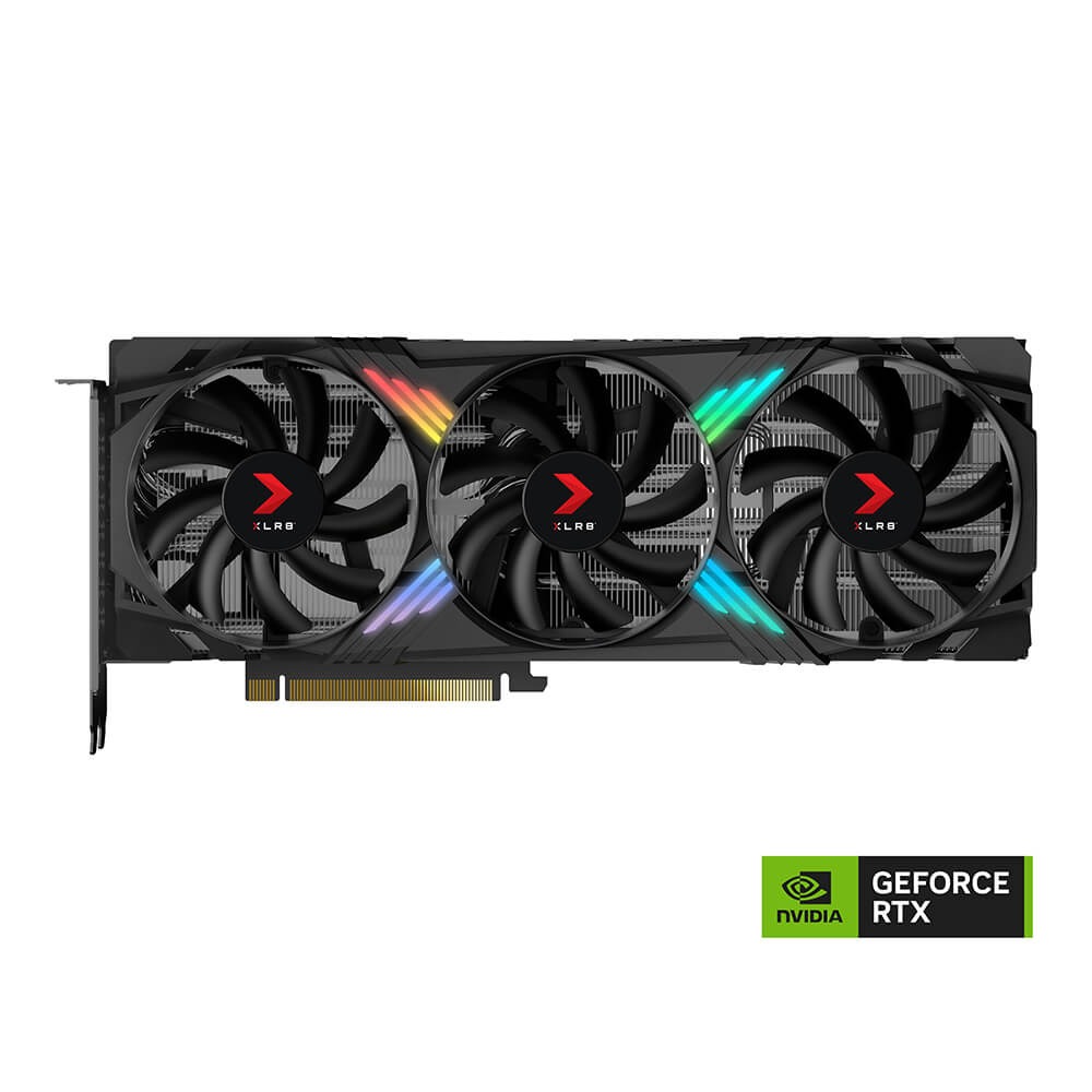 PNY GeForce RTX 4070 12GB XLR8 ゲーミング VERTO EPIC-X RGB™ トリプルファン
