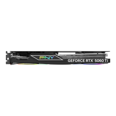 PNY RTX 5060 Ti STD 8GB Triple Fan ARGB Overclocked Top Angle 3