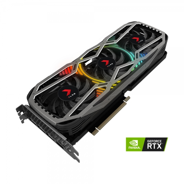 PNY GeForce RTX™ 3080 10GB XLR8電競EPIC-X RGB™ 三風扇REVEL款(LHR 