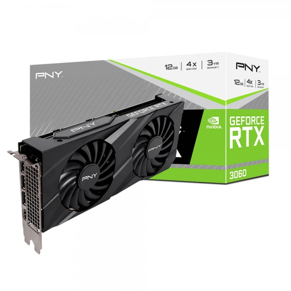 PNY GeForce RTX™ 3060 12GB VERTO 雙風扇-PNY 必恩威亞太有限公司