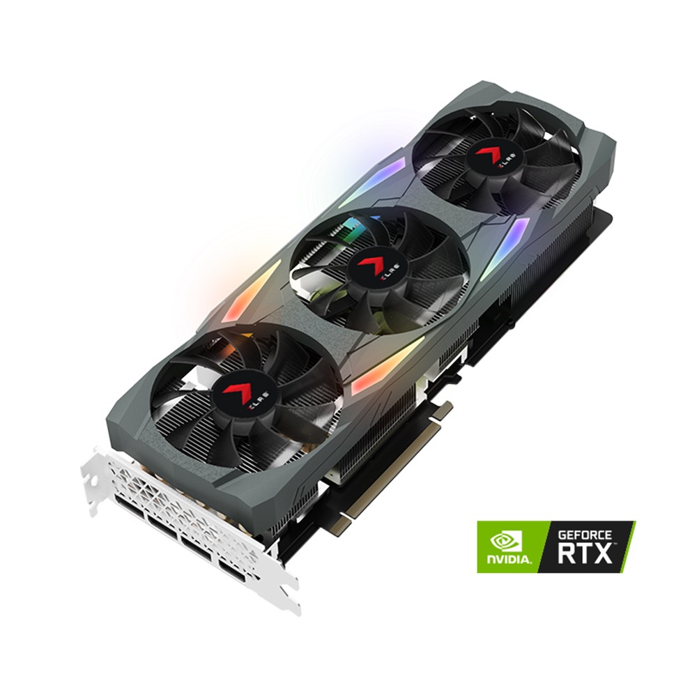 PNY GeForce RTX™ 3080 10GB  XLR8電競EPIC-X RGB™ 三風扇UPRISING款